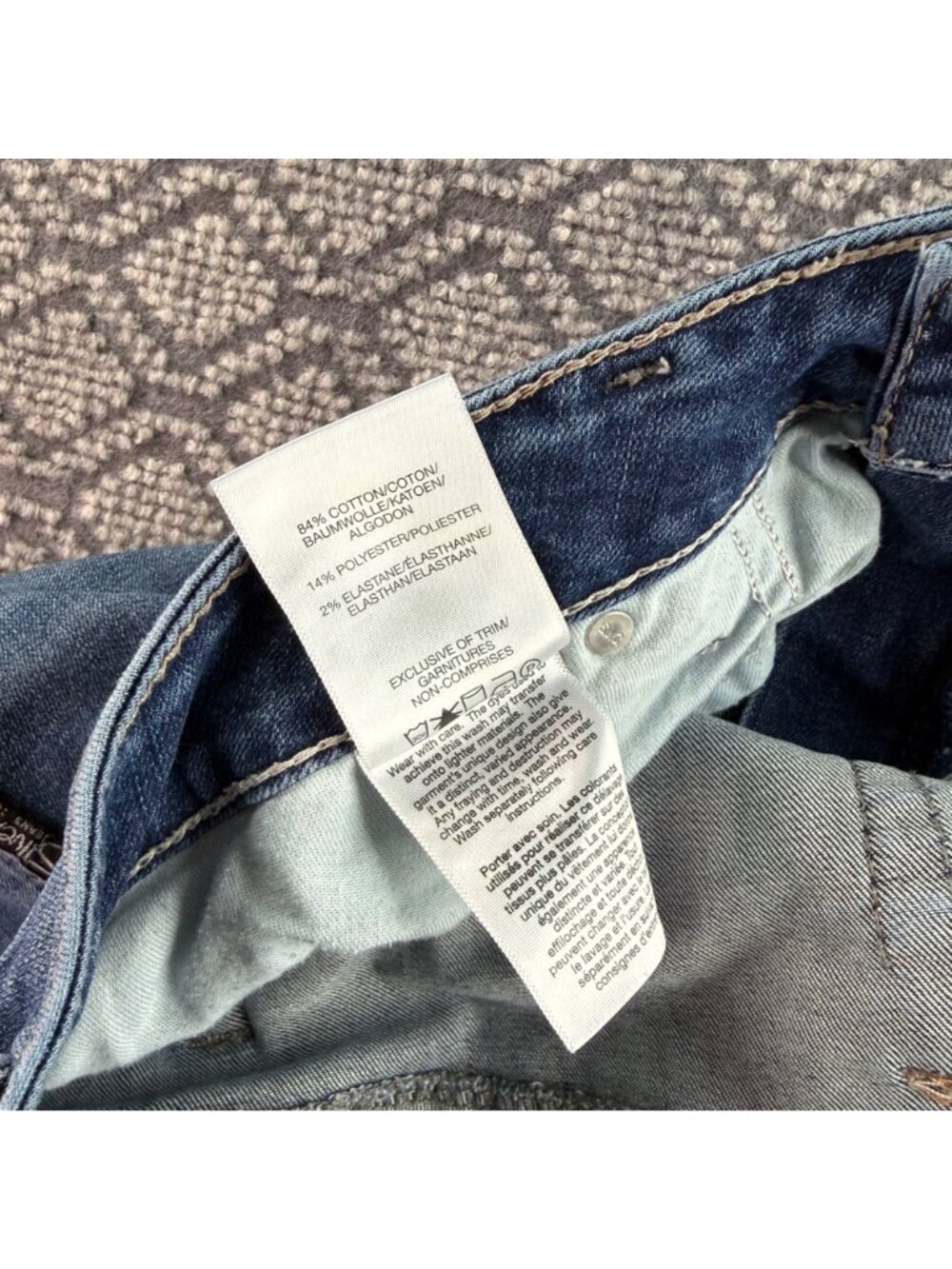 Silver Jeans Suki Bootcut Medium Wash Embroidered Pockets Size 18 L31 - Picture 15 of 15